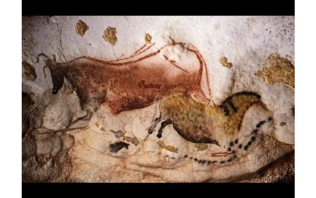 Il tempo della Luna dipinto sulla pietra