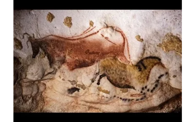 Il tempo della Luna dipinto sulla pietra